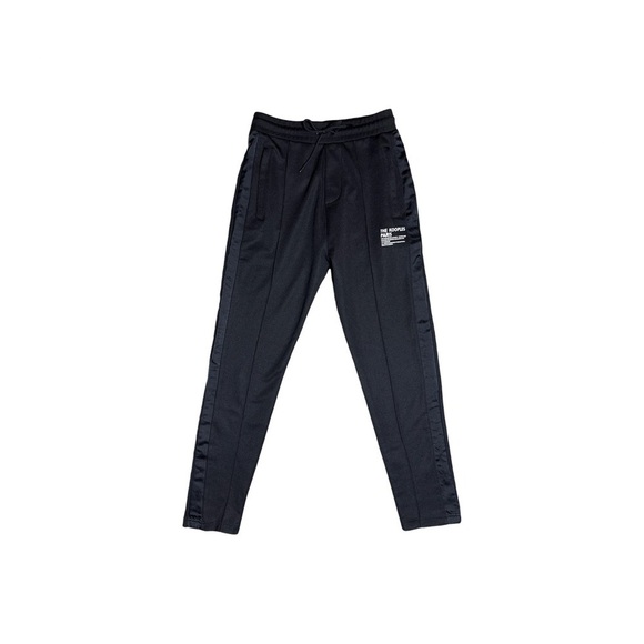 The Kooples Black Joggers With Satin Trim Men’s Size Medium - Picture 4 of 13